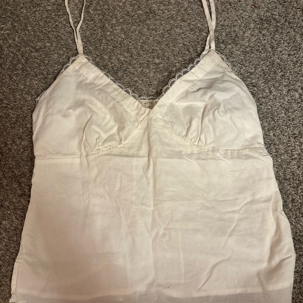 La Hearts Ivory Lace Cami